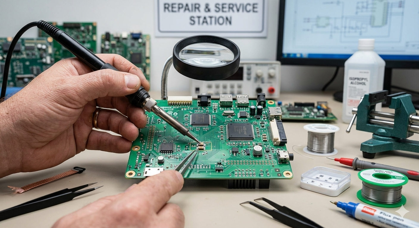 Detailed PCB Repair